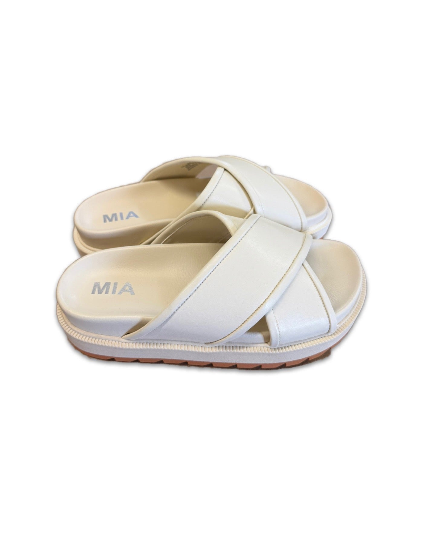 Teresa Slide On Sandals Bone