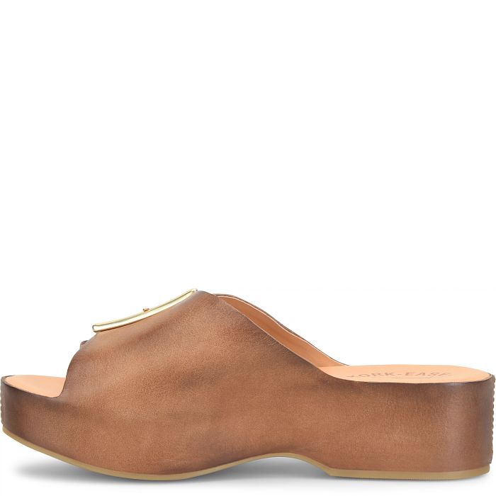 York Platform Sandals Brown Terra
