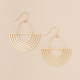Refined Earrings Solar Rays | Gold