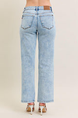 Stonewash Straight Fit Jeans Light