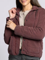 Brina Quilted Jacket Crushed Berry