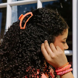 Open Medium Hair Clip Dreamsicle