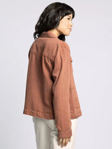 Jackie Relaxed Fit Jacket Rustic Brown