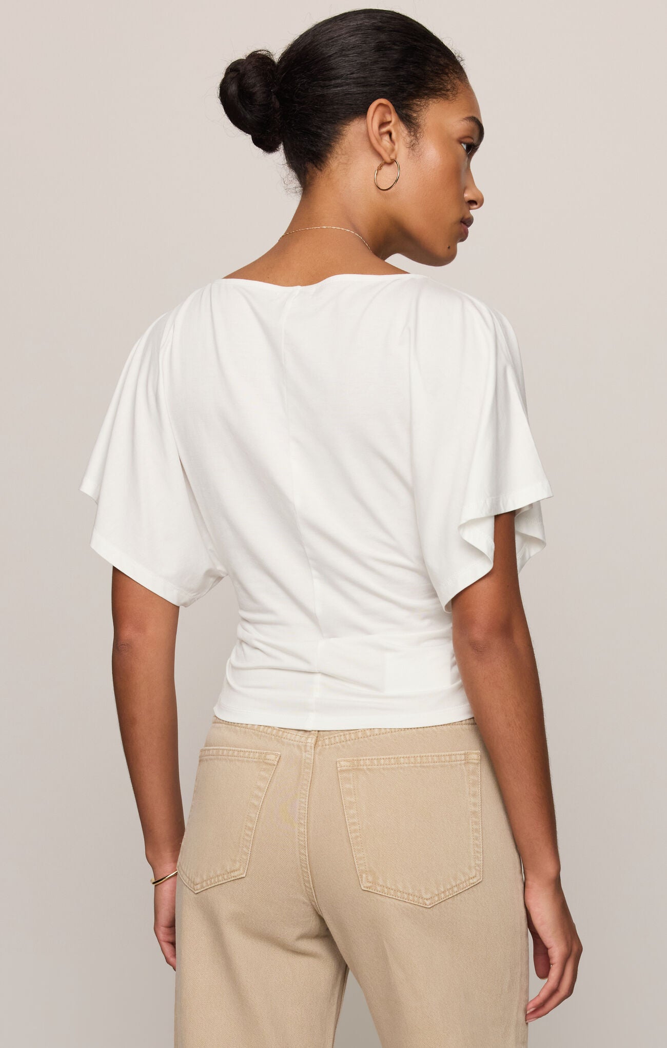Last Night Top White