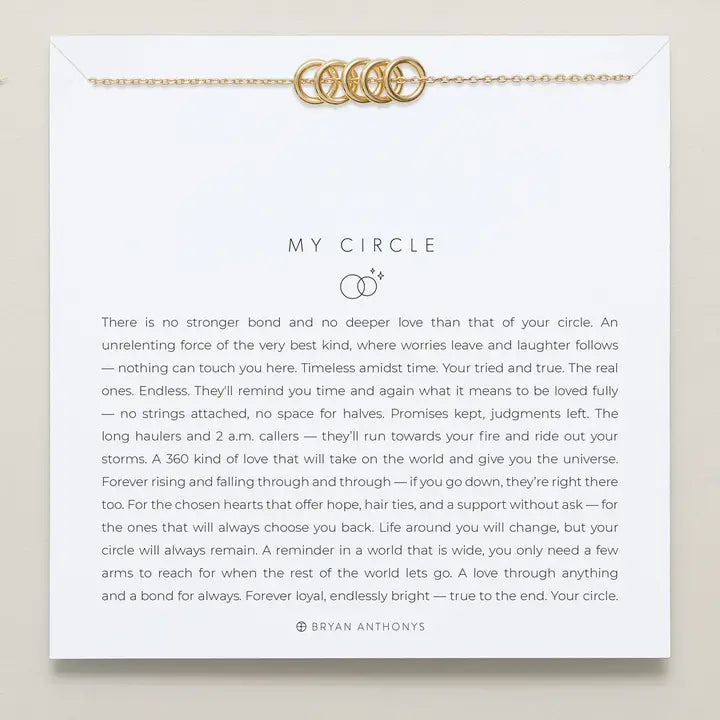 My Circle Dainty Necklace