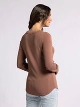 Stacy Long Sleeve Top Clove