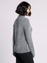 Rina Sweater Blanc Black