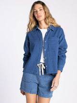 Novalie Shirt Washed Denim Blue