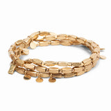 Multiwear Metal Beaded Wrap Iconic | Disc Gold