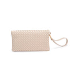 Aria Woven Wristlet Clutch Oatmilk
