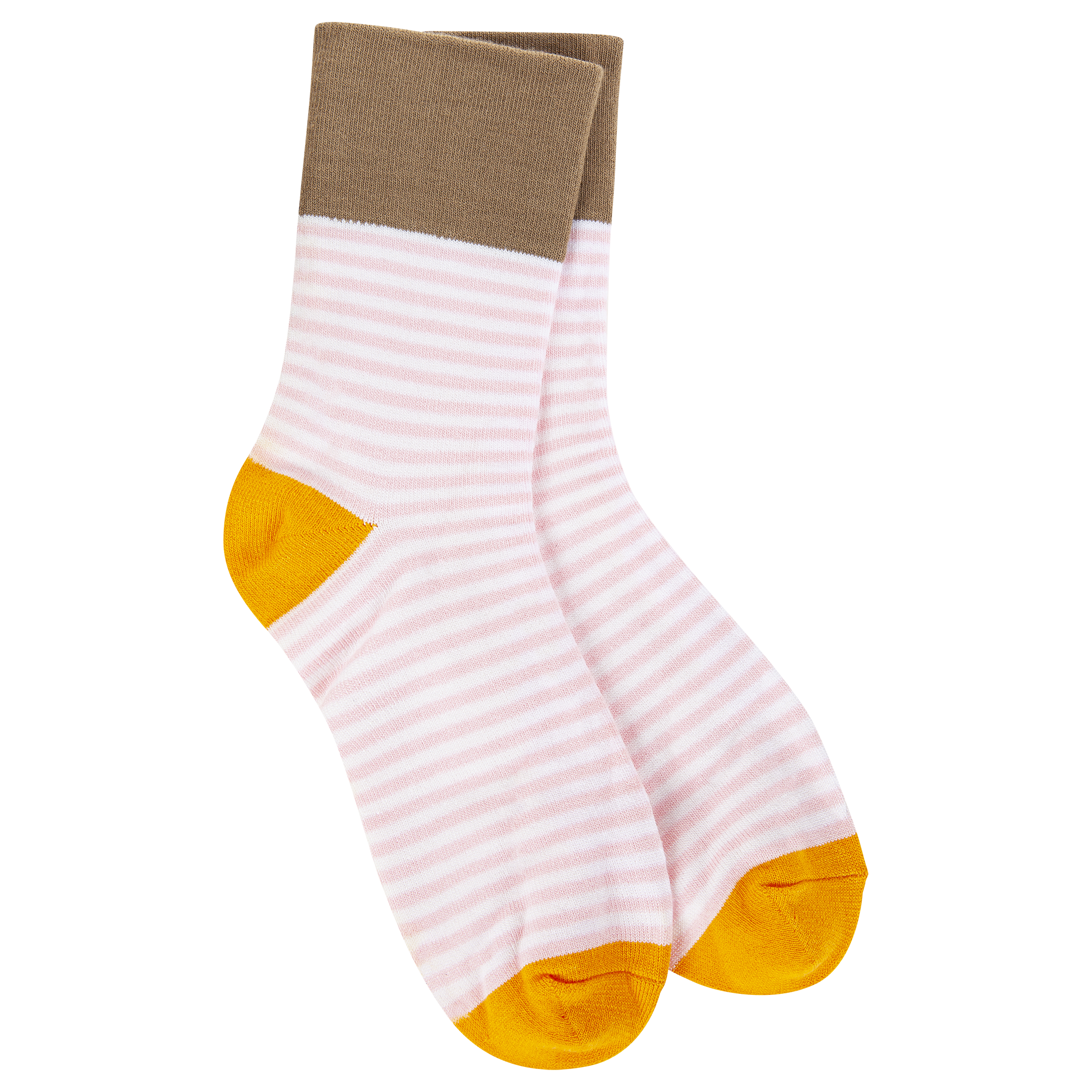 Garden Mini Crew Socks Rose Stripe