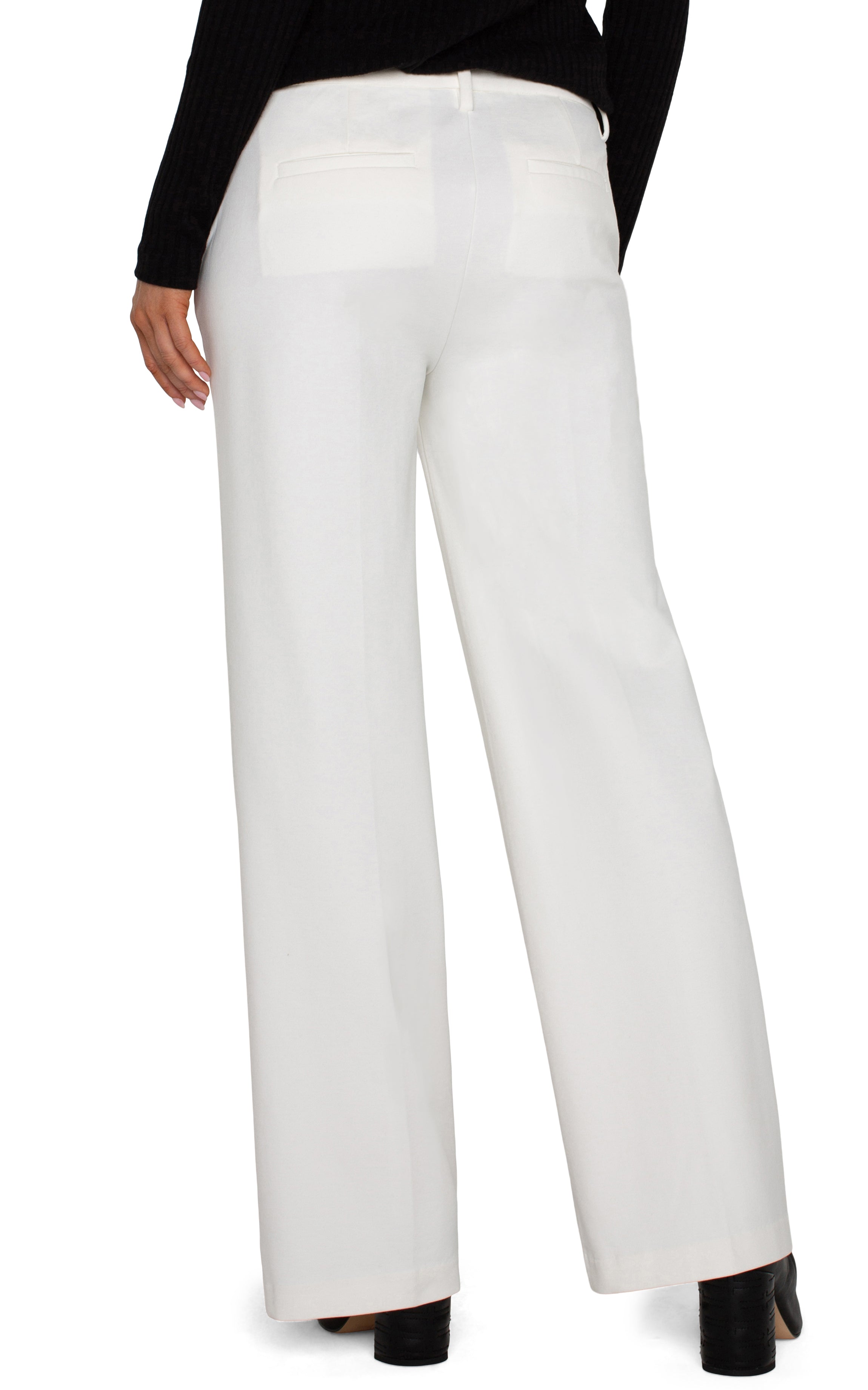 Kelsey 31" Wide Leg Trouser Vintage White