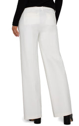 Kelsey 31" Wide Leg Trouser Vintage White