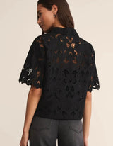 Midnight Lace Top Black