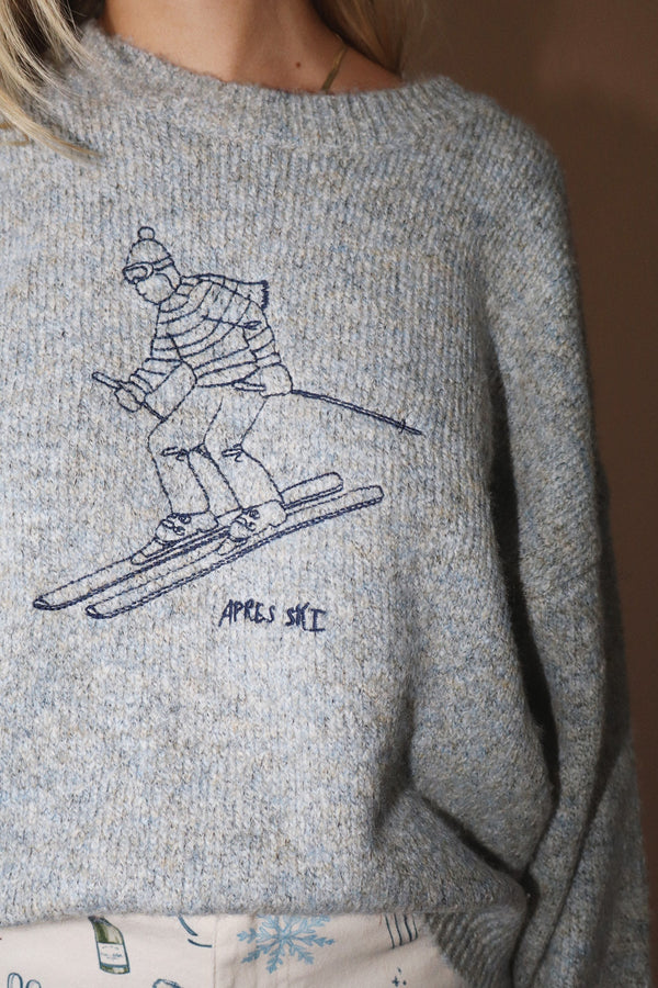 Apres Ski Sweater Winter Grey