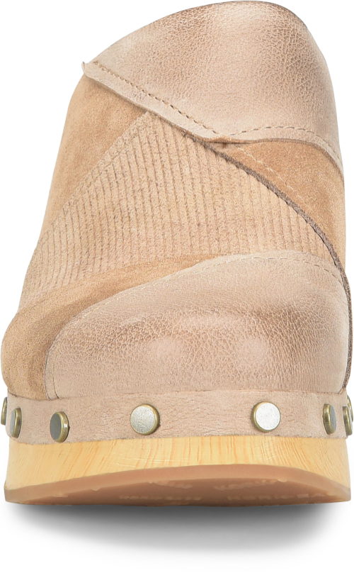 Tay Patchwork Clogs Taupe Combo