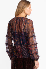 Saphire Mesh Blouse Monika