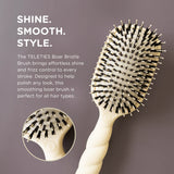 Teleties Hair Brush Tan Boar Bristle