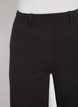 Erin High Waist Wide Leg Ponte Pants Black