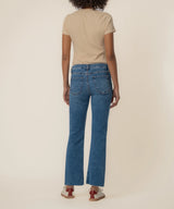 Kelsey Ankle Flare Fake Welt Pocket Jeans Excitement