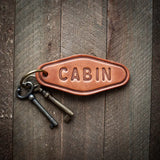 Motel Style Leather Keychain