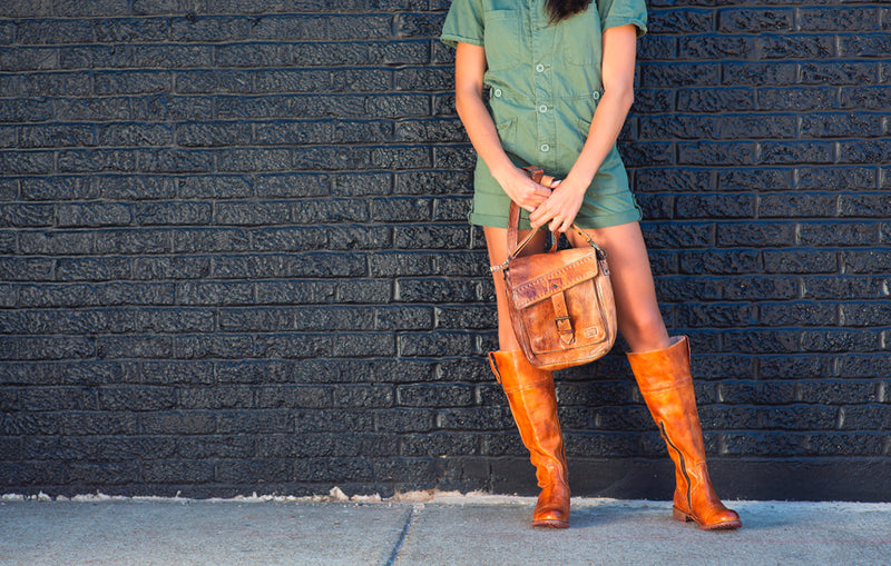 Ainhoa LTC Crossbody Cafe Latte Tie Dye