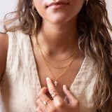 Mother of Pearl Cross Necklace