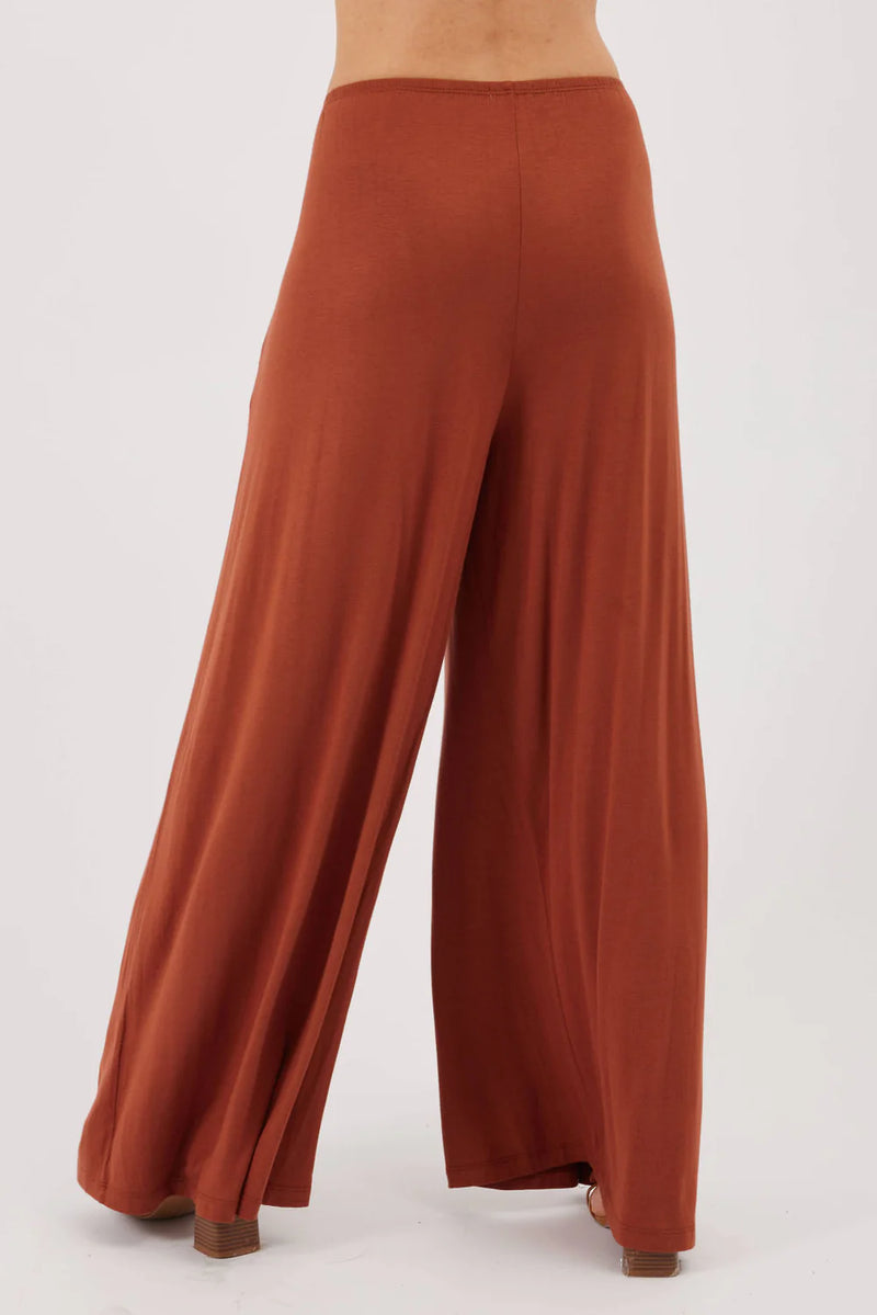 Slow Dance Wide Leg Pants Nutmeg