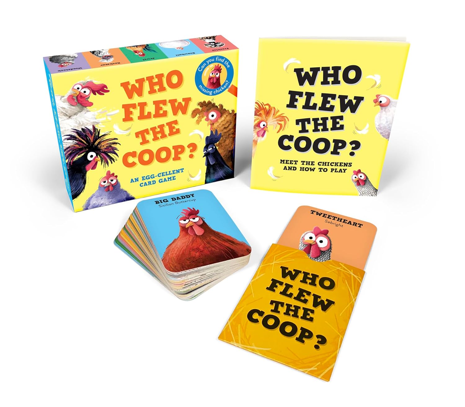 Who Flew The Coop? An Egg-cellent Card Game