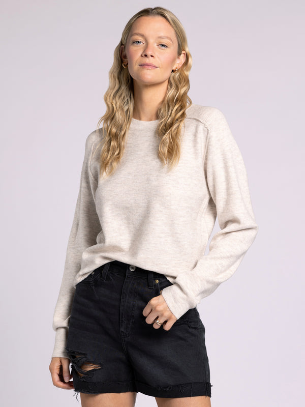 Barrett Sweater Heather Parchment