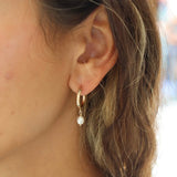 Classic Hoops w/ Pearl Earrings