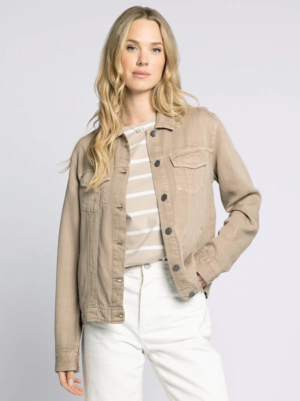 Jackie Relaxed Fit Jacket Taupe