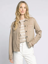 Jackie Relaxed Fit Jacket Taupe
