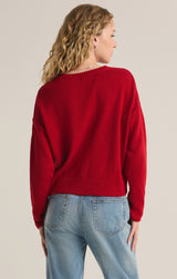 Sienna Sweater Haute Red