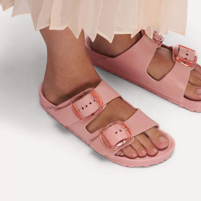 Arizona Big Buckle EVA Narrow Sandals Pink Clay