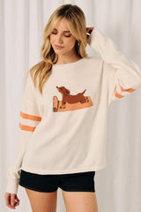 Bodhi Yoga Dog Sweater White