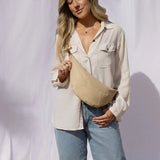 Carmen Pebbled Leather Sling Bag