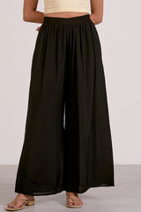 Flowy Wide Leg Pants Black