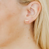 Screwback Stud Earrings - Channing