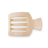 Teleties Medium Flat Square Hair Clip Almond Beige