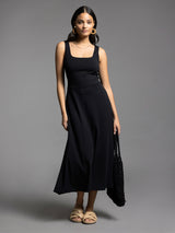 Tori Fit 'N Flare Dress Black