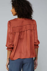 Mini Smocking Detail Top Rosewood
