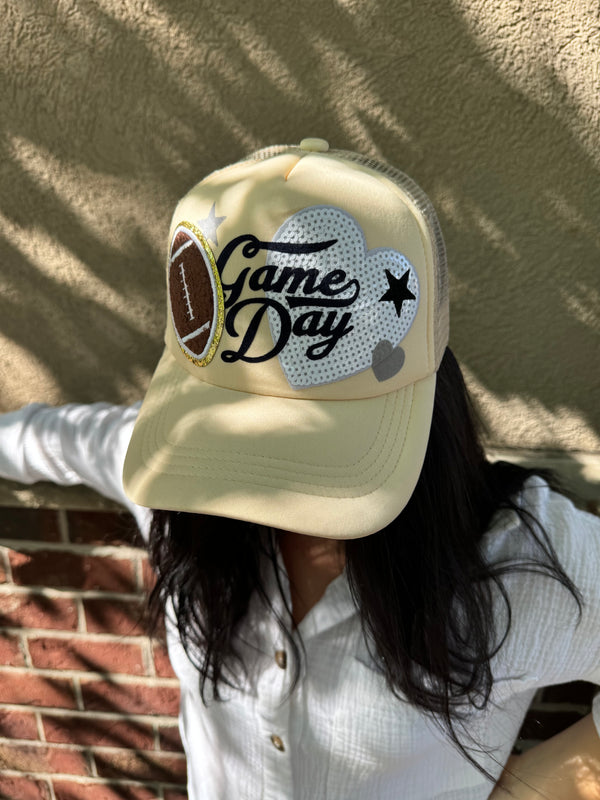 Game Day Football Patch Trucker Hat