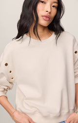 Axel Grommet Sweatshirt Sandstone