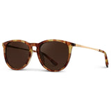 Drew Sunglasses Maple Tortoise | Dark Brown