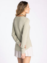 Stacy Long Sleeve Top Tea