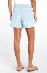 Pleat Detail Tie Front Shorts Cathay