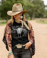 Do No Harm, Take No Bull Tee Black