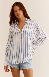 The Perfect Line Top Palace Blue