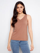 Bamboo Viscose Reversible Cami Desert